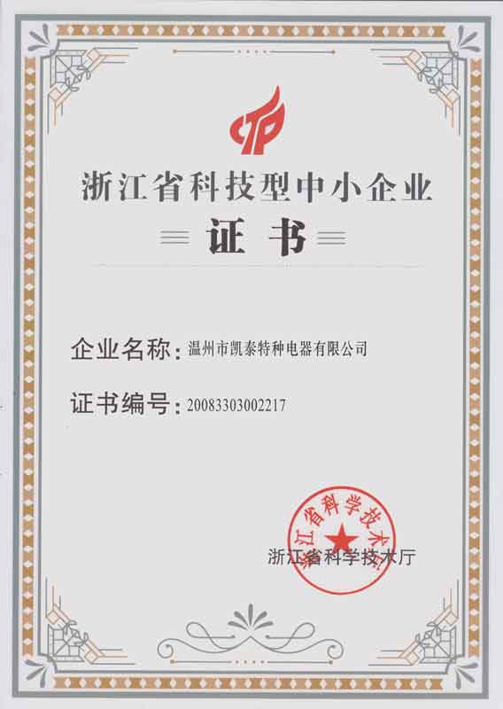 Zhejiang S&T oriented small-and-medium-sized enterprise